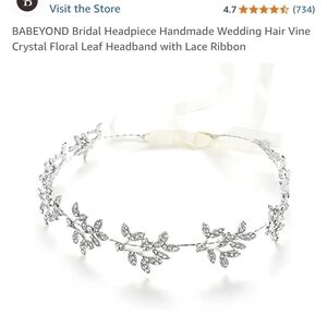 Silver Floral Vine Hair Accessory
